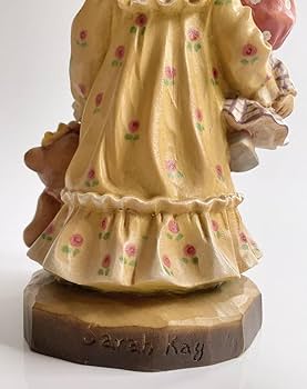 Amazon | ビンテージ ANRI アンリ 木彫り人形 サラ ケイ Nightie Night