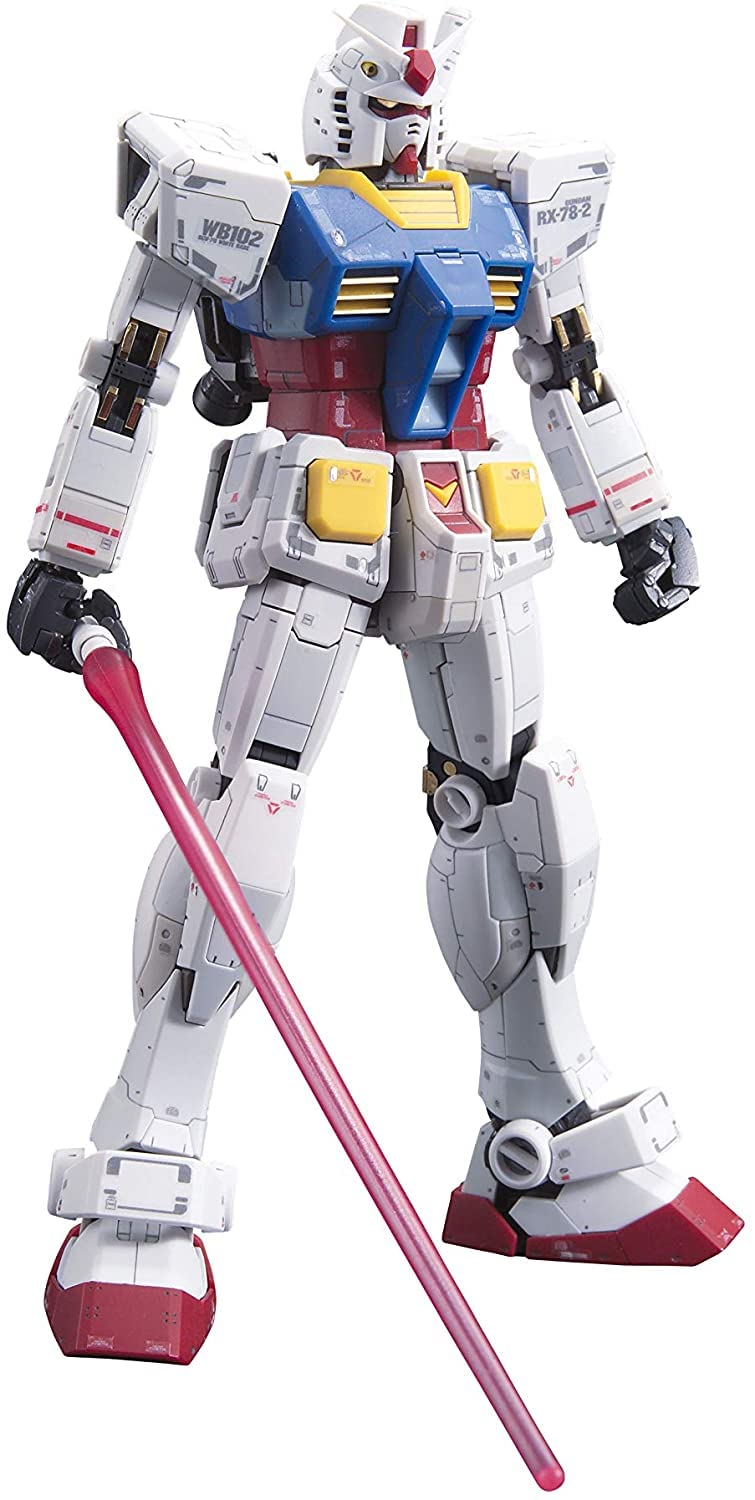 カラー塗装ずみ RX-78 ガンダム 1/144スケールBAMDAI