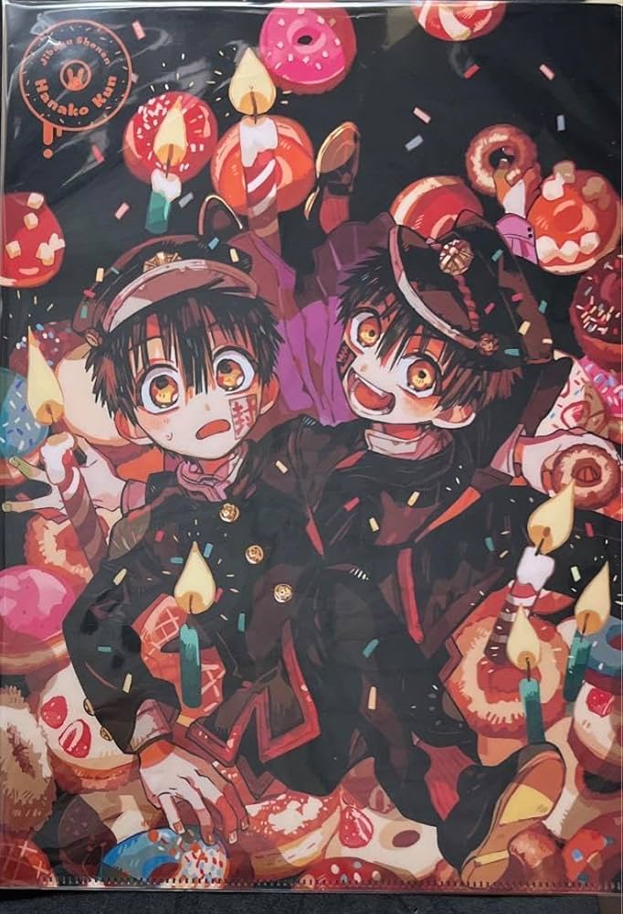 写真2枚目有】花子くん プリンセスカフェ ミニクリアファイル 地縛少年花子