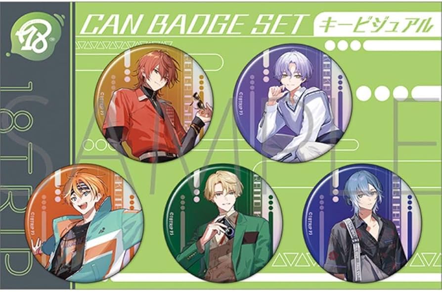 Amazon.co.jp: 18TRIP エイトリ 缶バッジ キービジュ キービジュアル