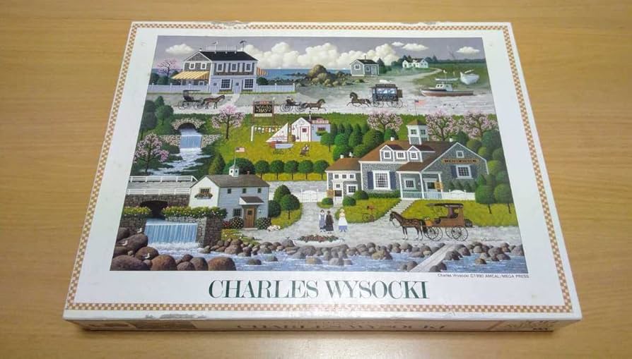 チャールズ・ワイソッキージグソーパズル「クリケットホークハーバー