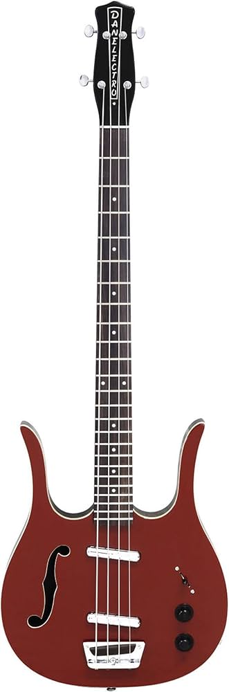 Amazon | Danelectro (ダンエレクトロ) ロングホーンベース RED HOT