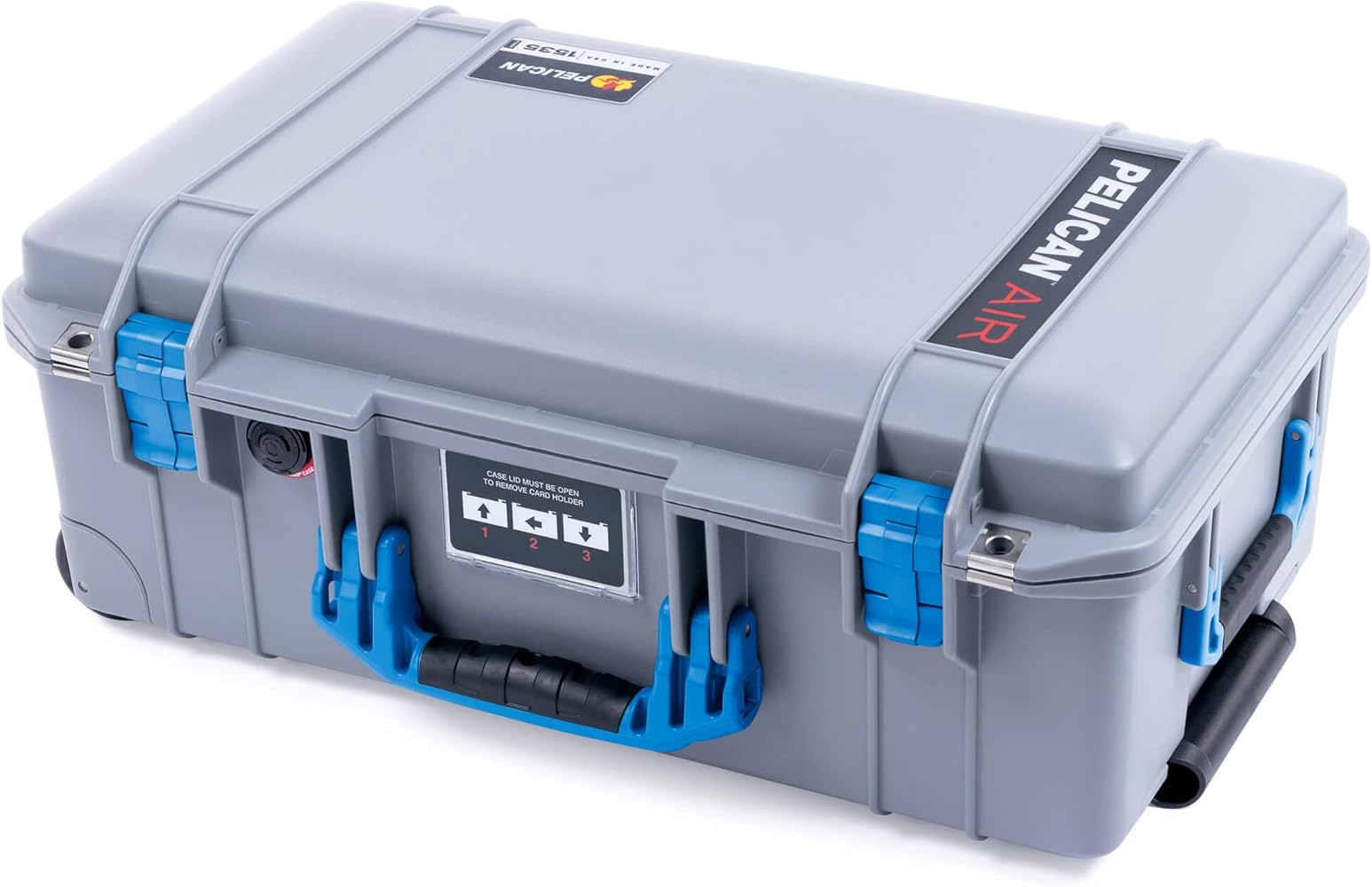 Amazon.co.jp: Pelican 1535 シルバー&ブルー エアケース フォームと