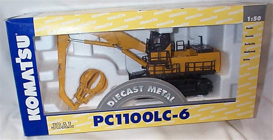 KOMATSU PC1100LC-6 1:50 ダイキャストモデル コマツ PC1100LC-6 ダイ