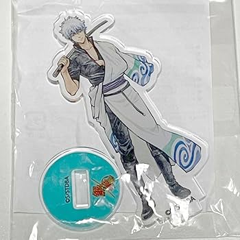 銀魂 坂田銀時 ロングスクエア缶バッジ 花鳥風月 J-WORLD 銀魂 ロング