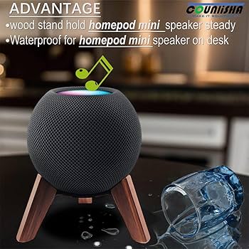 Amazon.com: Real Wood Stand for Homepod mini(2020 Released