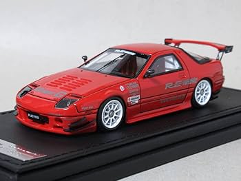 Amazon | 1/43 マツダ RX-7 FC3S RE雨宮 レッド 2137 | ミニカー・ダイ