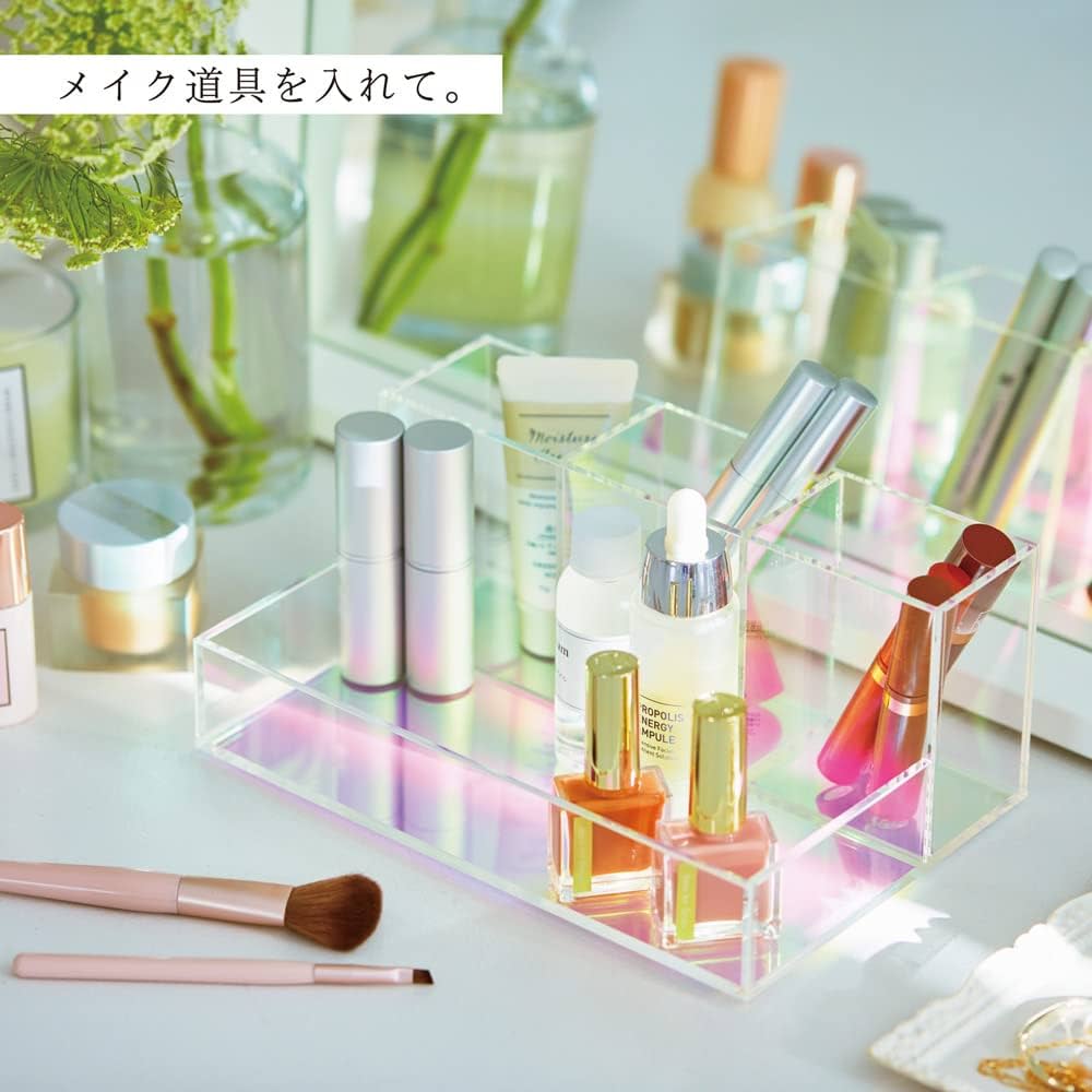 Amazon.co.jp: キングジム デスクオーガナイザー ルミリア アクリル