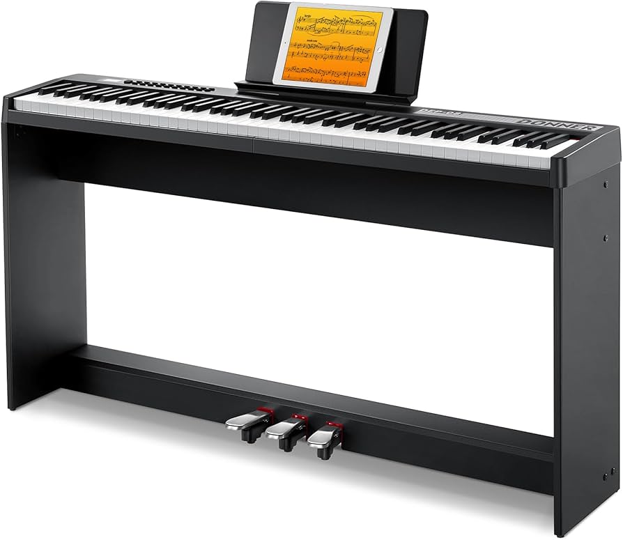 Amazon.com: Donner Digital Piano Keyboard Velocity-Sensitive 88