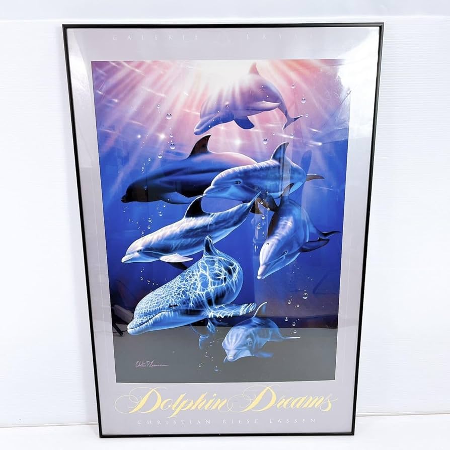 クリスチャンラッセン版画 ブライトフューチャー 65×50 保証書あり