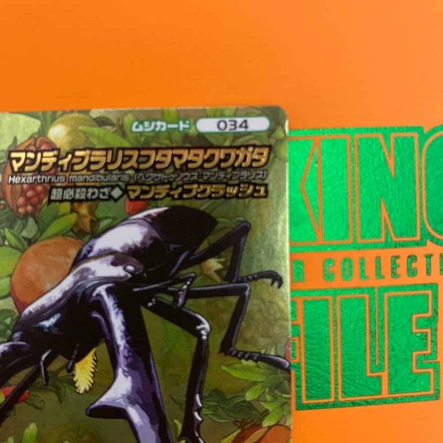 ムシキング マンディブラリスフタマタクワガタ 5周年記念 美品マンディ