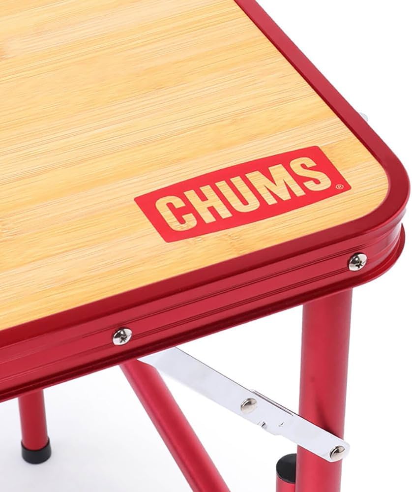 CHUMS バンブーテーブル 100 レッド
