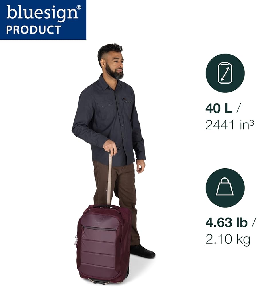 Amazon.com: Osprey Ozone 2-Wheel Carry-On - Lightweight Carry-On
