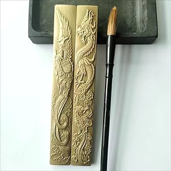 Amazon | 龍 文鎮 どう真鍮製 置いて使う文鎮 竜 ドラゴン 書道用品