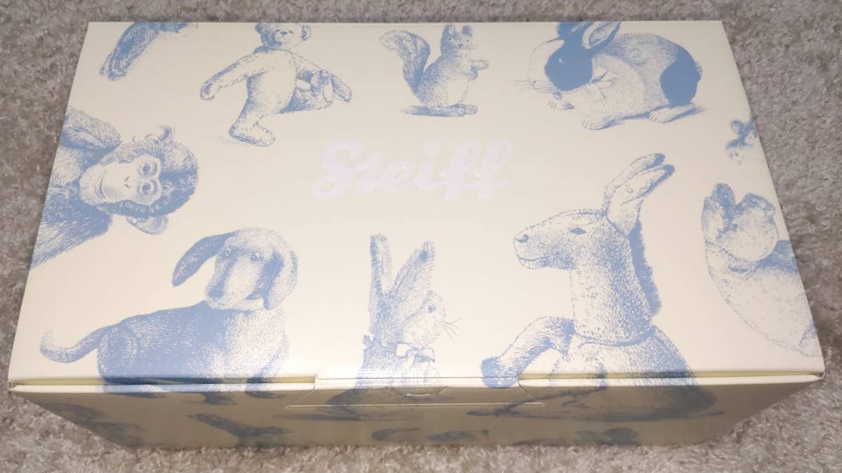 再値下げ】Steiff ブルーローズテディベア 2011年1500体限定 再値下げ