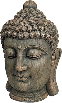 Amazon.co.jp: Psdndeww 樹脂ブッダヘッド像コレクターと