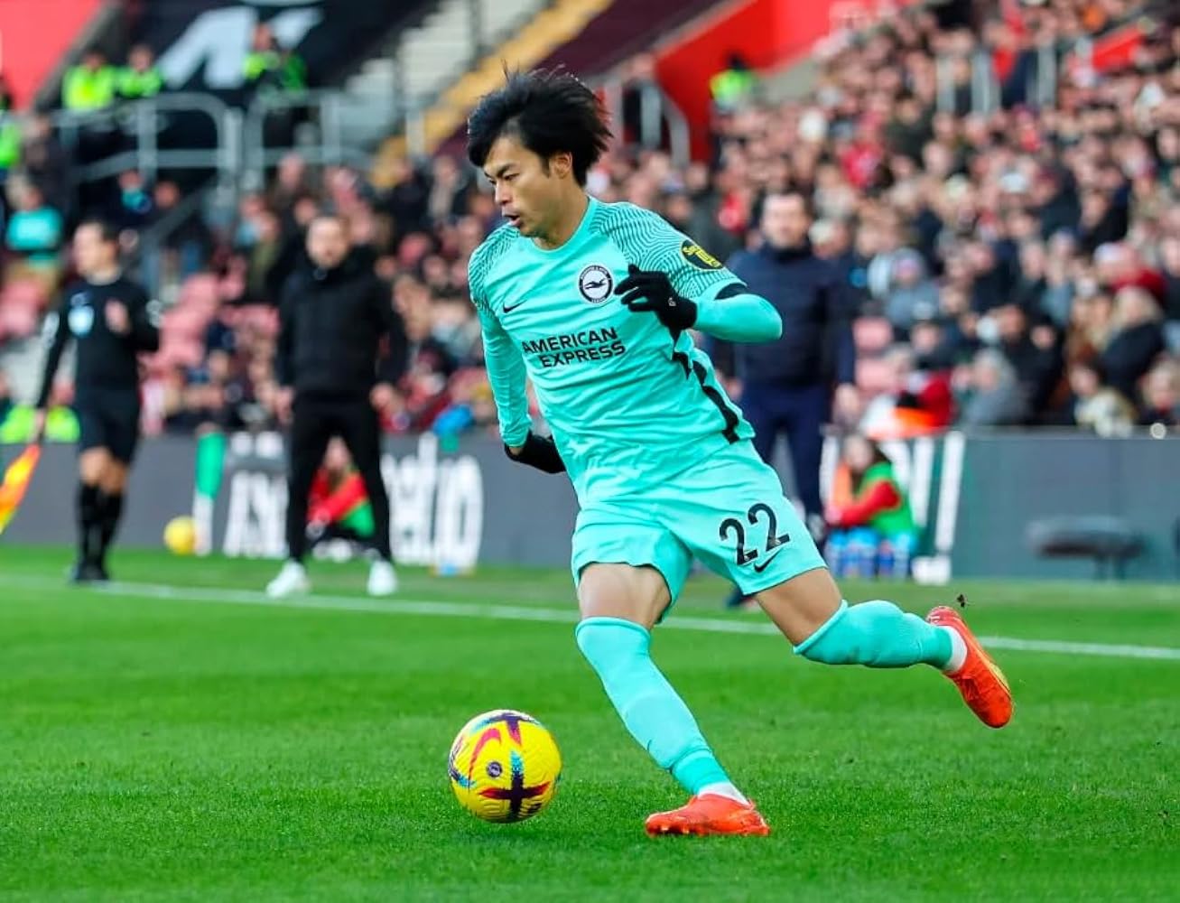 三苫薫ブライトン 22 サッカージャージユニフォーム L