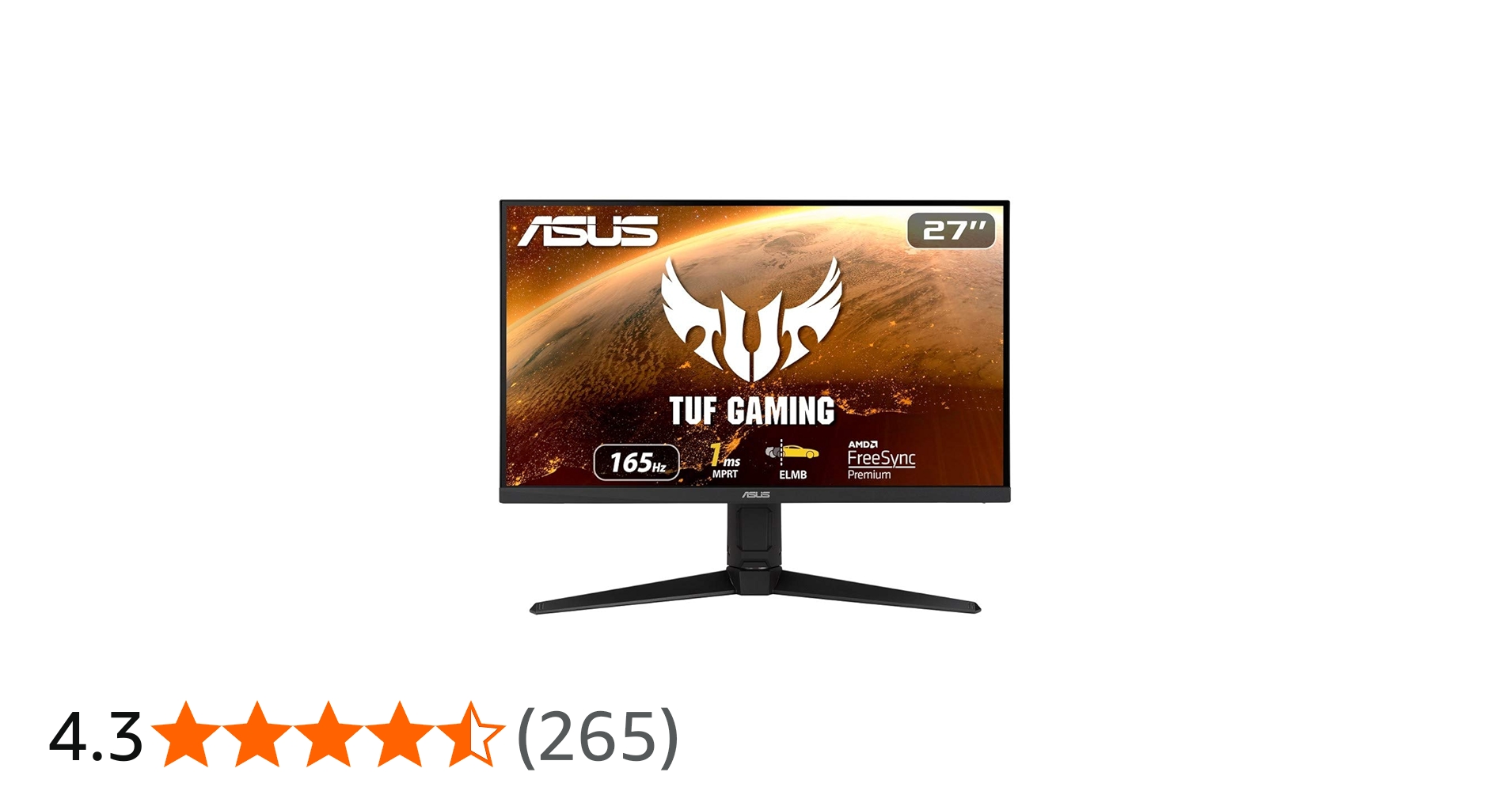 Amazon.co.jp: ASUS ゲーミングモニター TUF Gaming VG279QL1A 165Hz