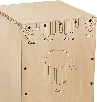 Amazon.com: Donner Cajon Box Drum Full Size, Percussion Instrument