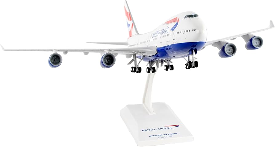 Amazon.com: Skymarks Daron British Airways Boeing 747-400 Model