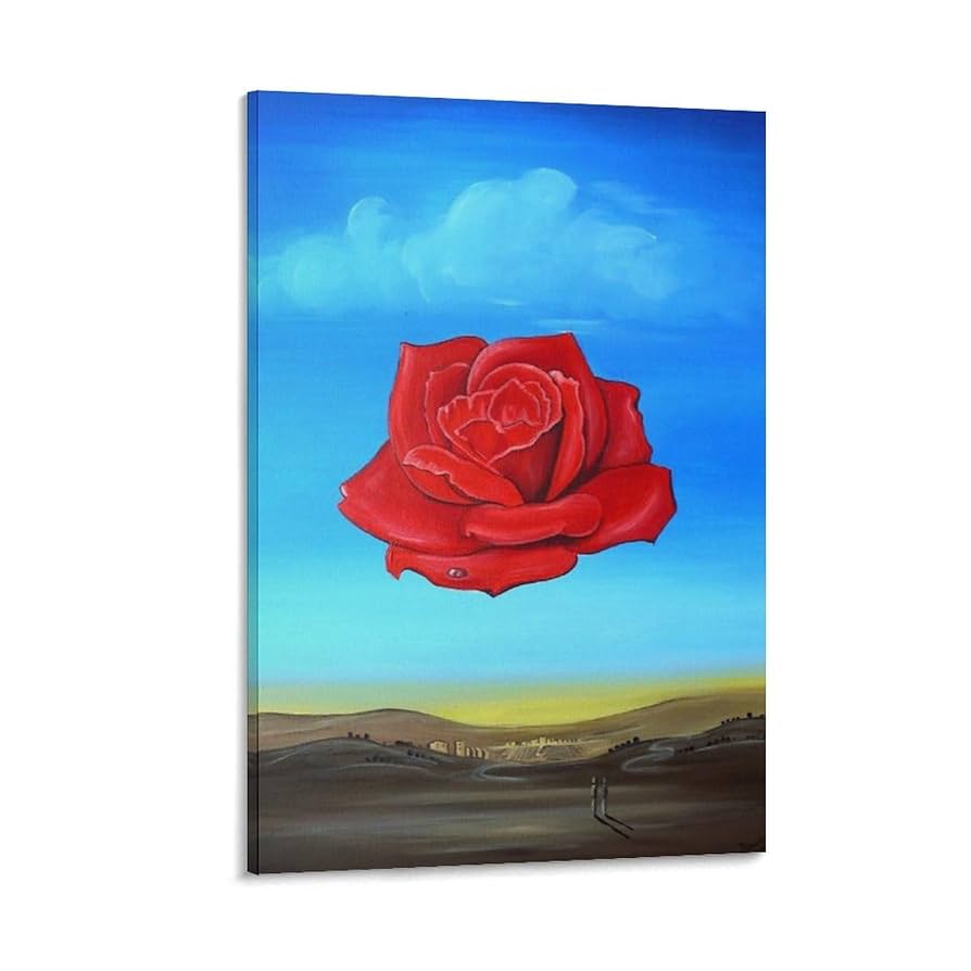 ダリ 瞑想する薔薇 アートパネル 額装