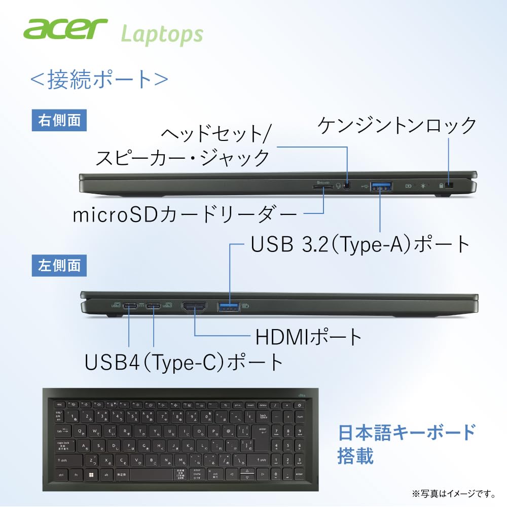 Acer ノートPC HDMI 日本語キーボード Acer ノートPC HDMI 日本語