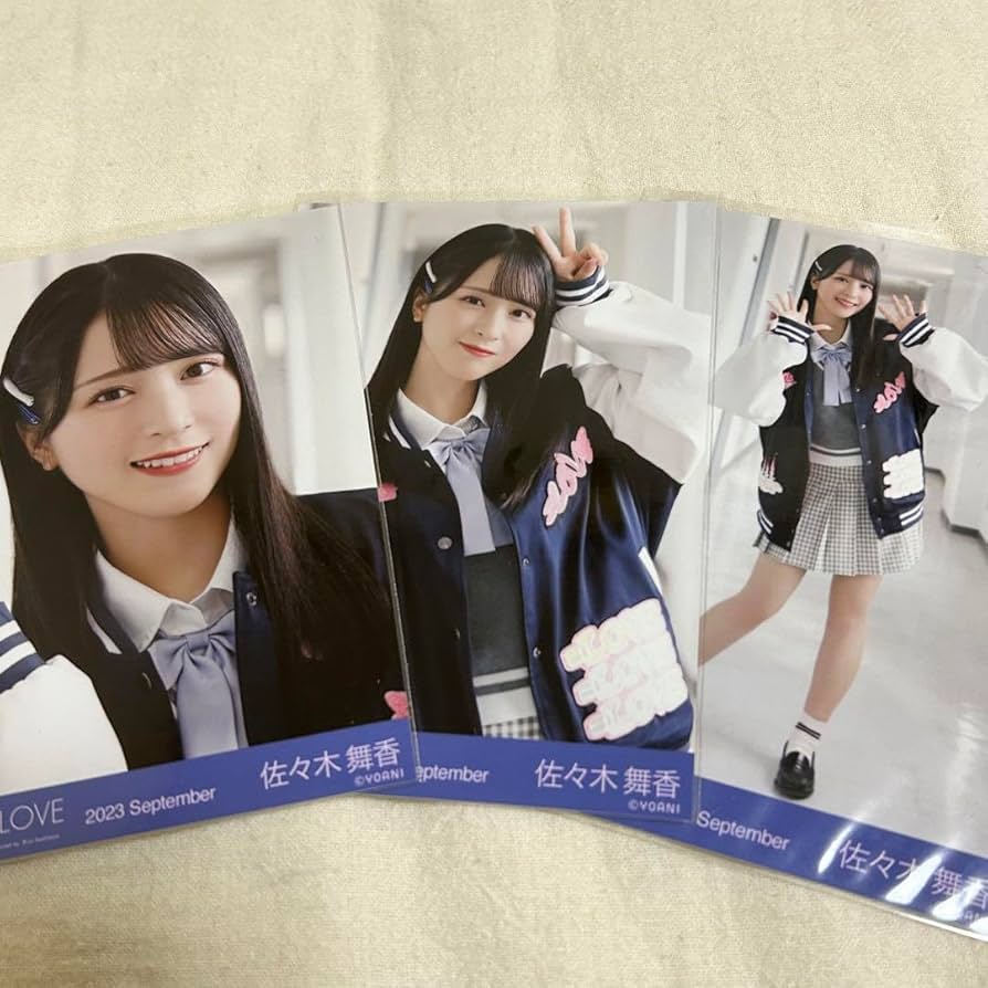 最安値】= LOVE イコラブ 佐々木舞香 ヒロインズ 直筆 チュウ 生写真