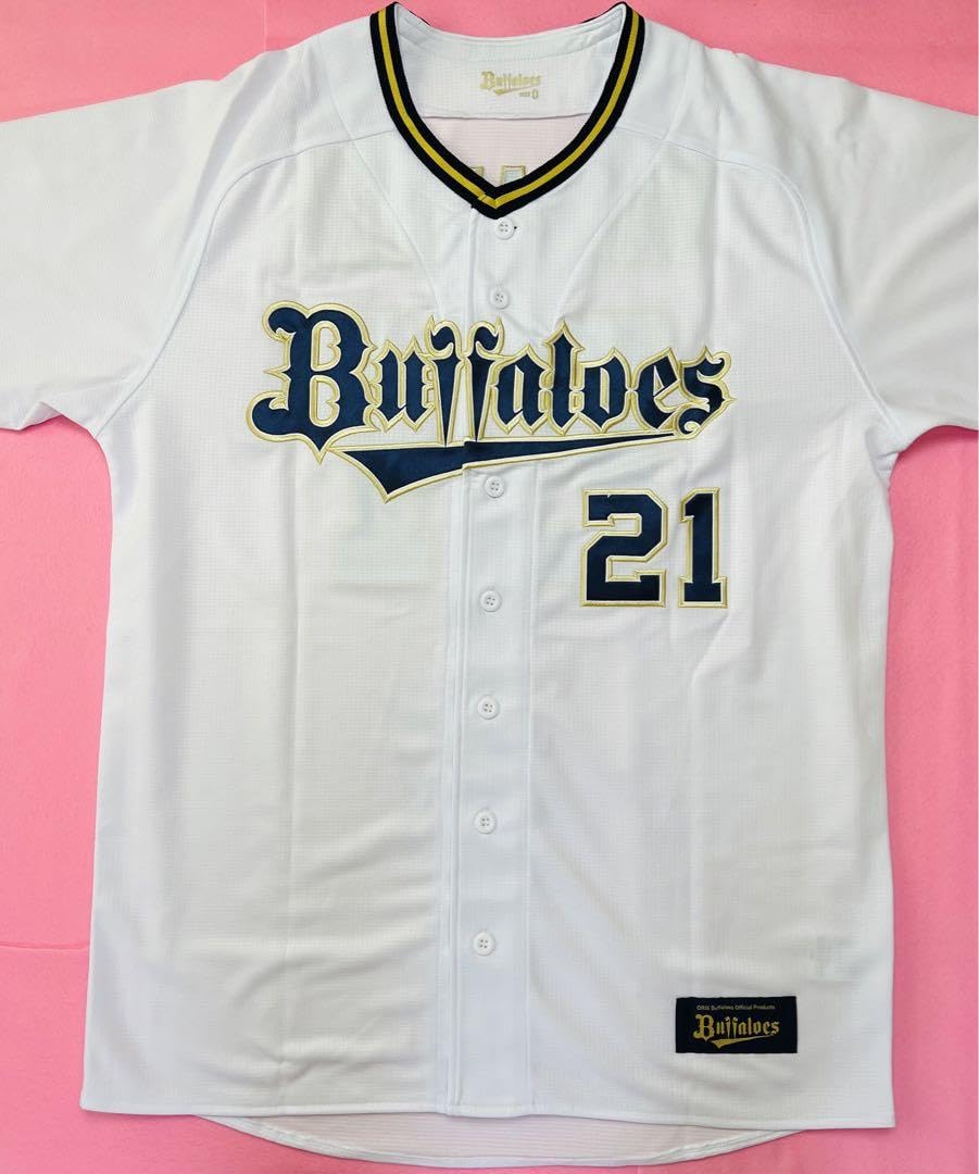 オリックス バファローズ 山﨑颯一郎 サイン入りユニフォーム Mサイズ