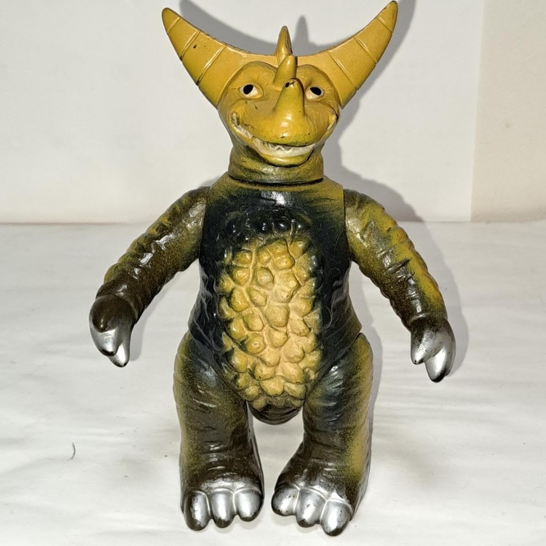 トリケラン ソフビ 三浦トーイ パチ怪獣 昭和レトロ 三浦トーイ パチ