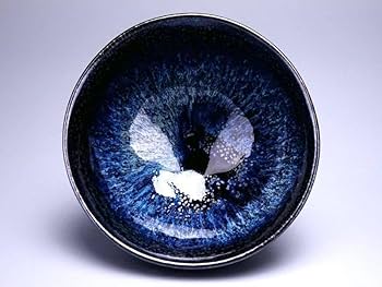 Amazon.co.jp: 清水保孝 窯変 流星 天目 窯変天目 曜変天目 茶碗 保証