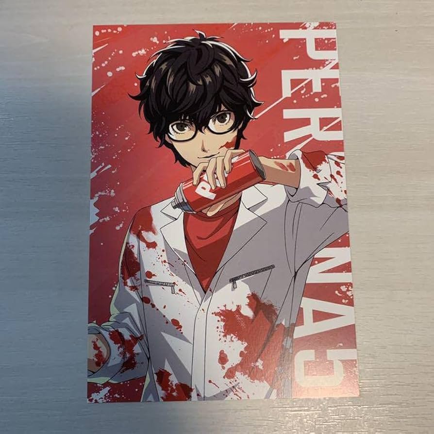 ペルソナ5 25th アクリルブロック 主人公 雨宮蓮 ペルソナ25th