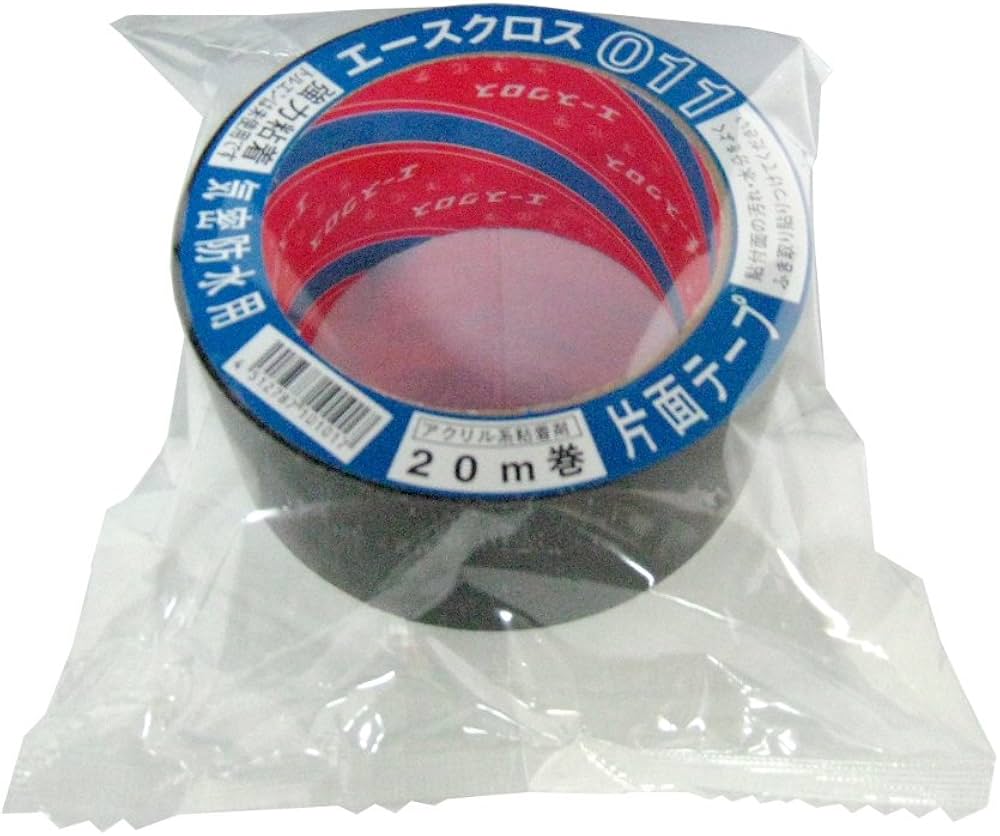Amazon | 光洋化学 片面気密防水テープ エースクロス011 (黒) 100mm