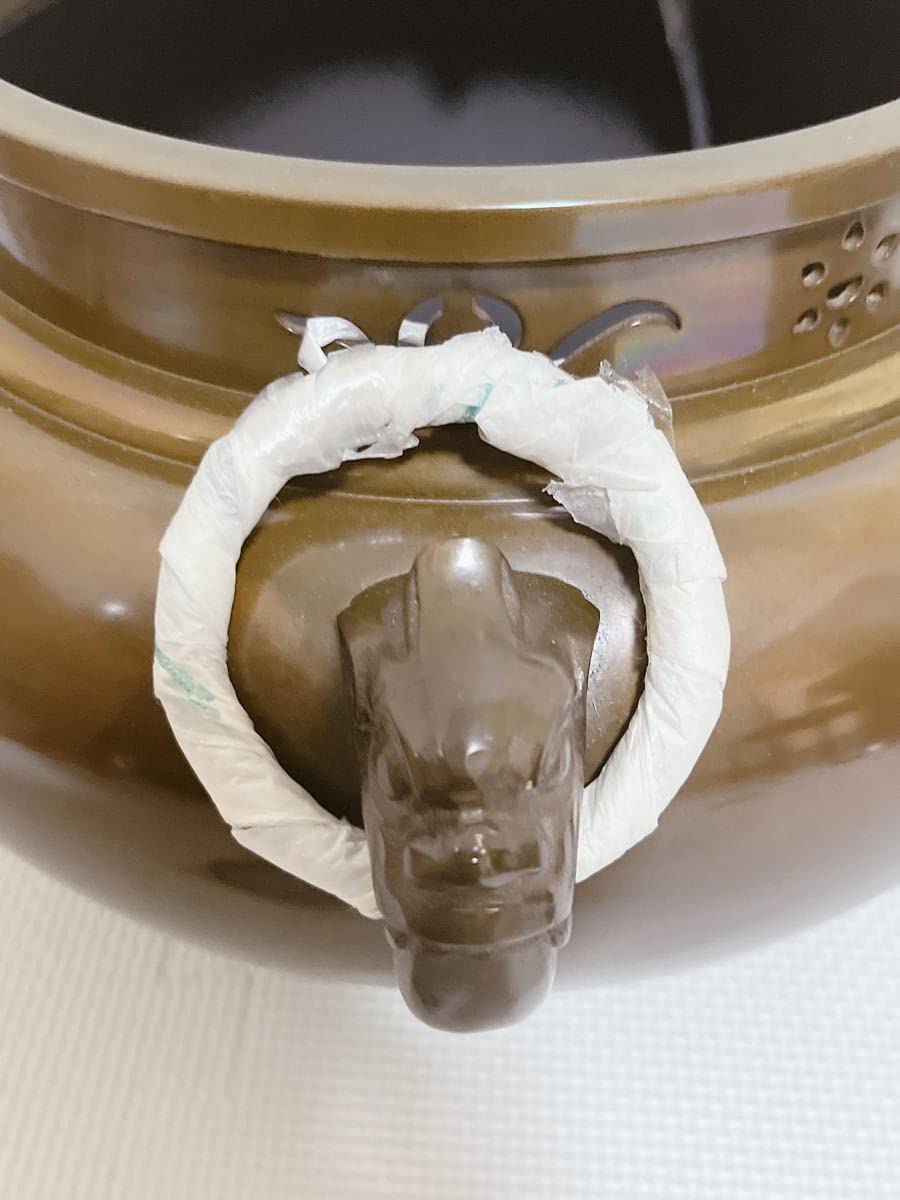 風炉 茶釜 電熱器 人間国宝浄清造 唐銅朝鮮風炉釜 砂鉄釜 野々田電熱器