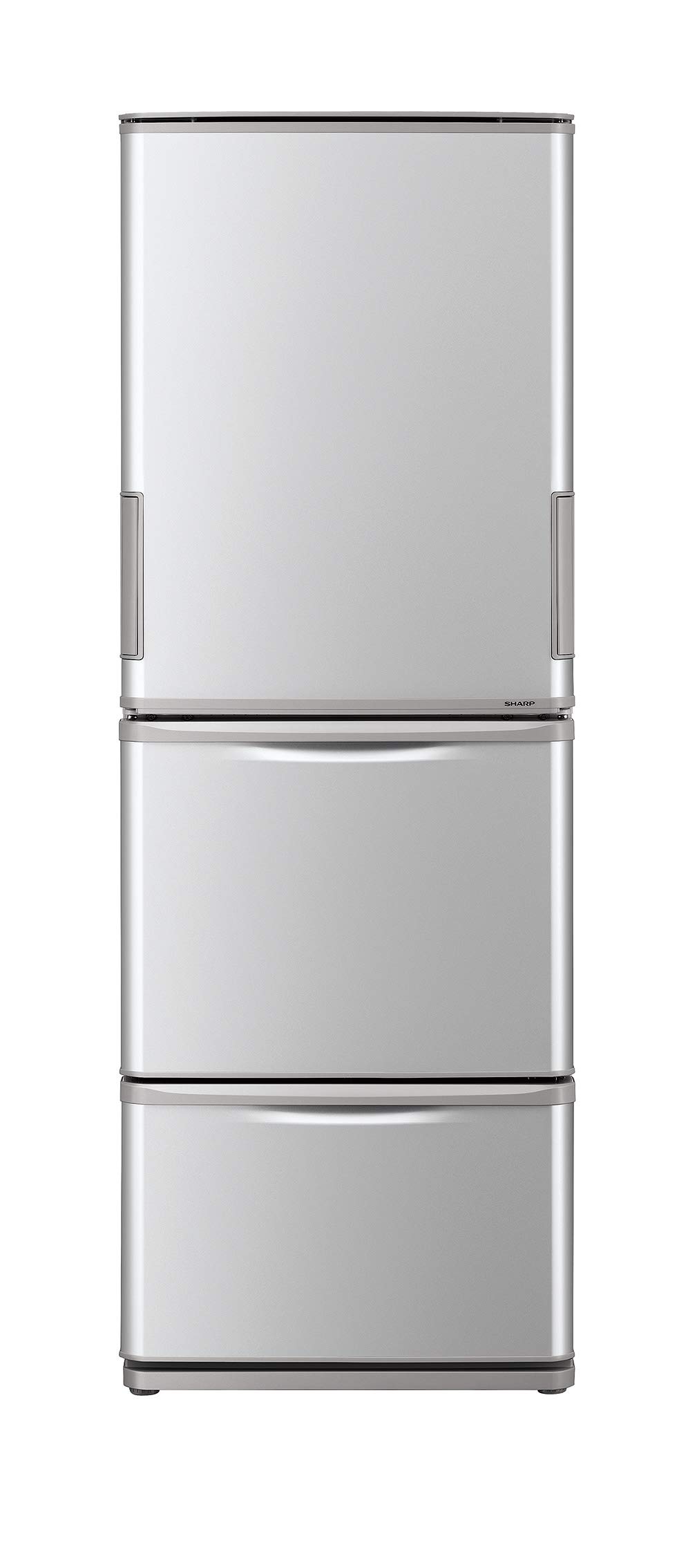 SHARP｜シャープ SJ-W352F-S 冷蔵庫 どっちもドア シルバー系 [350L /3