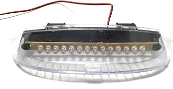 Amazon | (nakira) ライブディオ リアスポイラー用 テールランプ 赤