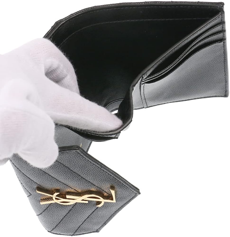 Amazon | [サンローラン] 3つ折り財布 レディース コンパクトサイズ