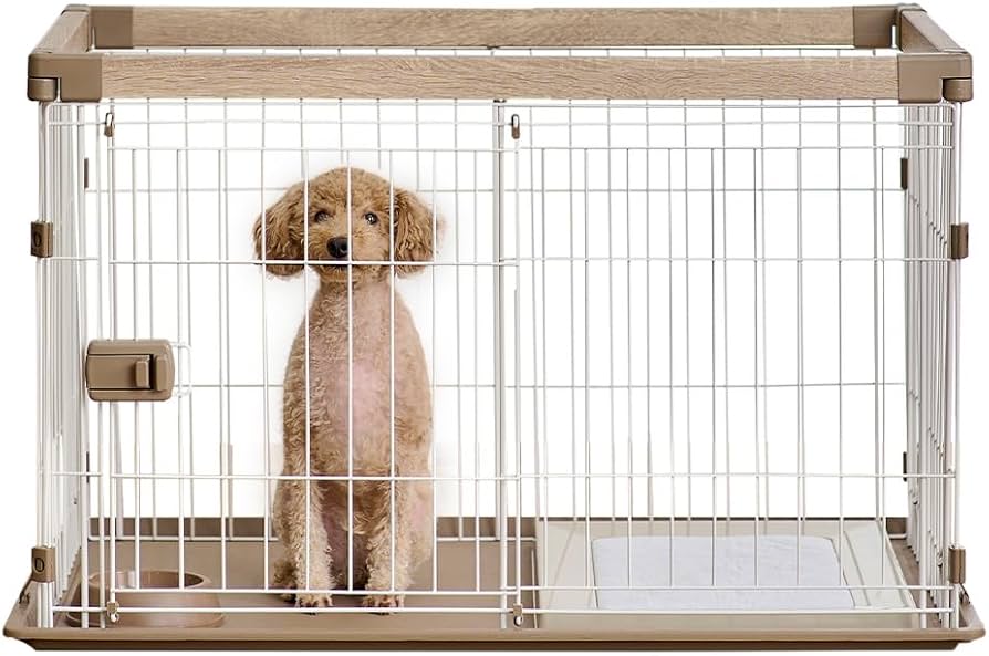 Amazon | アイリスオーヤマ 犬 サークル ウッディシステムサークル SWS