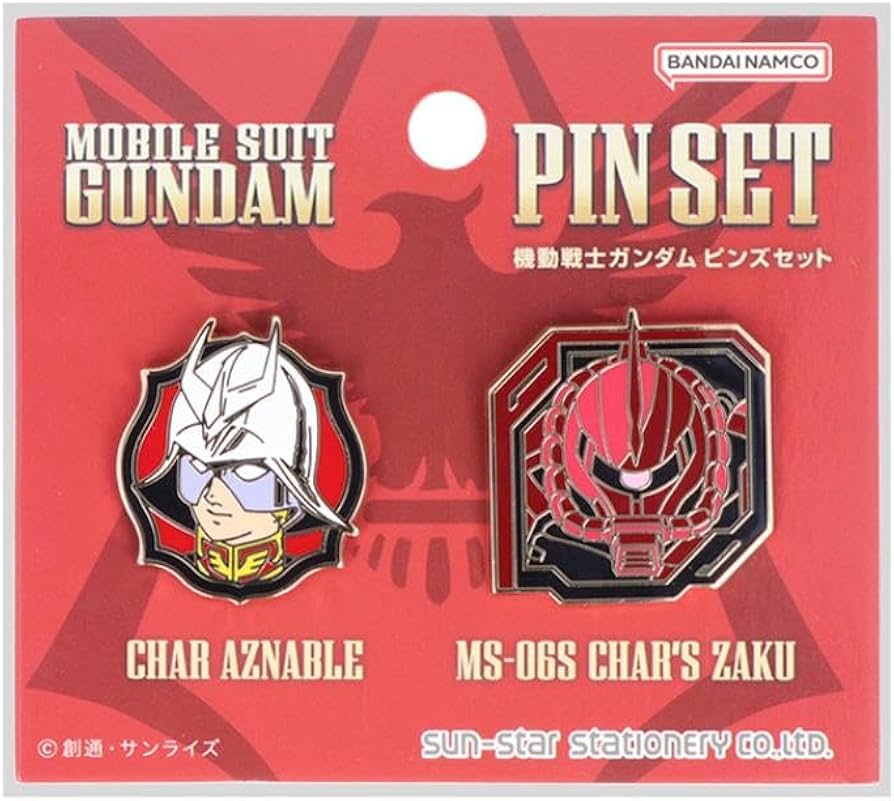 Amazon | 機動戦士ガンダム[ピンバッジ]ピンズセット/シャア＆シャア