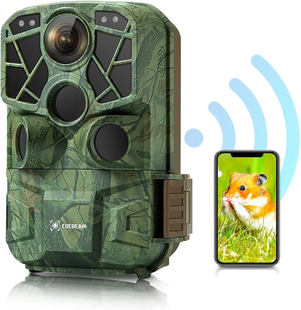 Amazon.co.jp: COCOCAM トレイルカメラ WiFi 4K 2400万画素 0.2秒超