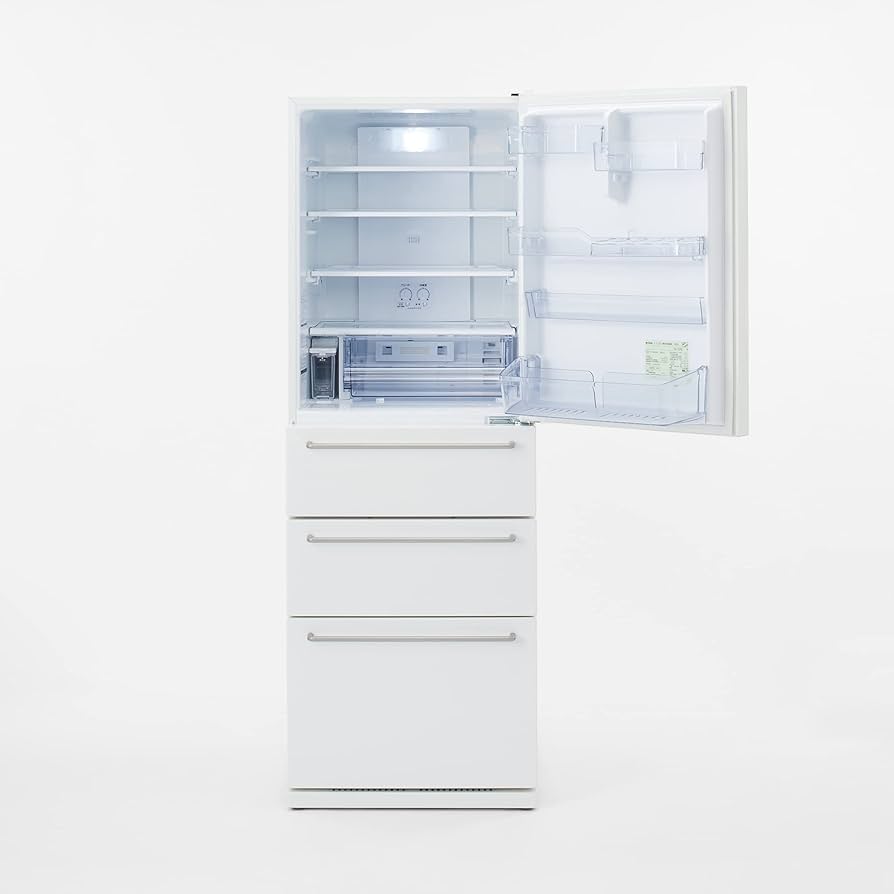 Amazon.co.jp: 無印良品 冷蔵庫 355L 白 幅60.0×奥行66.2×高さ172.9cm