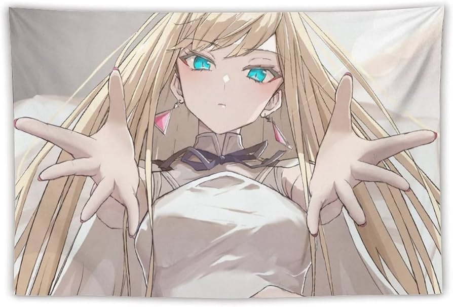 Amazon.co.jp: タペストリー かわいいアニメ柄 閃光のハサウェイ ギギ