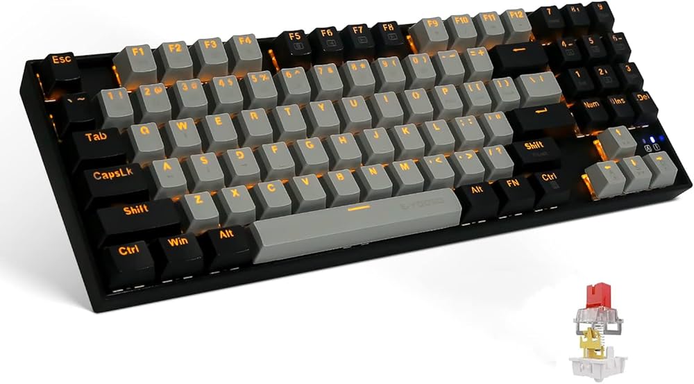 Amazon | e元素メカニカルゲーミングキーボード89キー 赤軸 青軸 茶軸