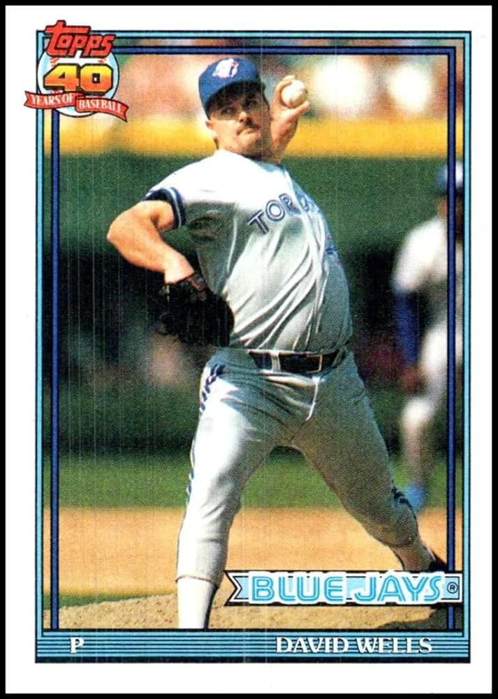 メジャーリーグ カード David Wells Amazon.com: 1991 Topps #619