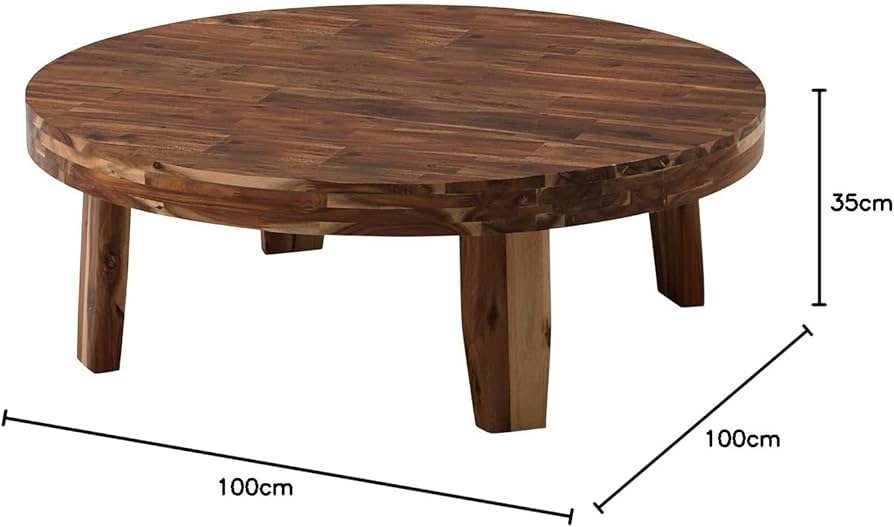 Amazon.co.jp: 円卓 ローテーブル ちゃぶ台 センターテーブル リビング