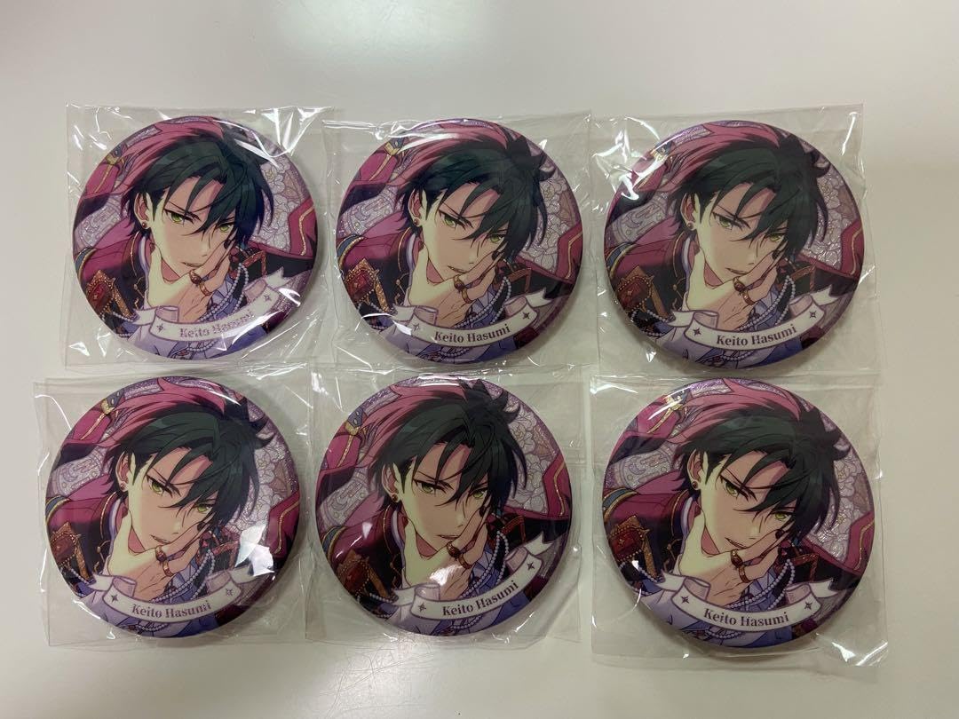 蓮巳敬人 花の契約 缶バッジ あんスタ 蓮巳敬人 花