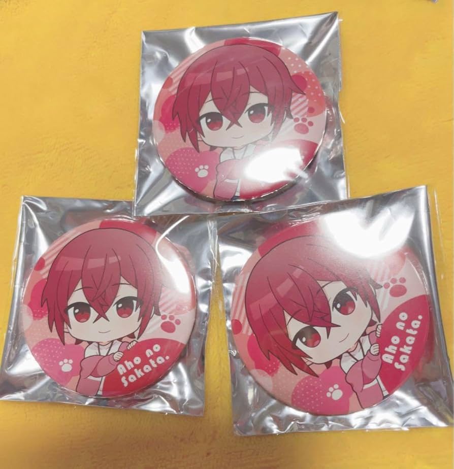 となりの坂田。 あほの坂田。 缶バッジ わんらぶ 浦島坂田船 大忘年会