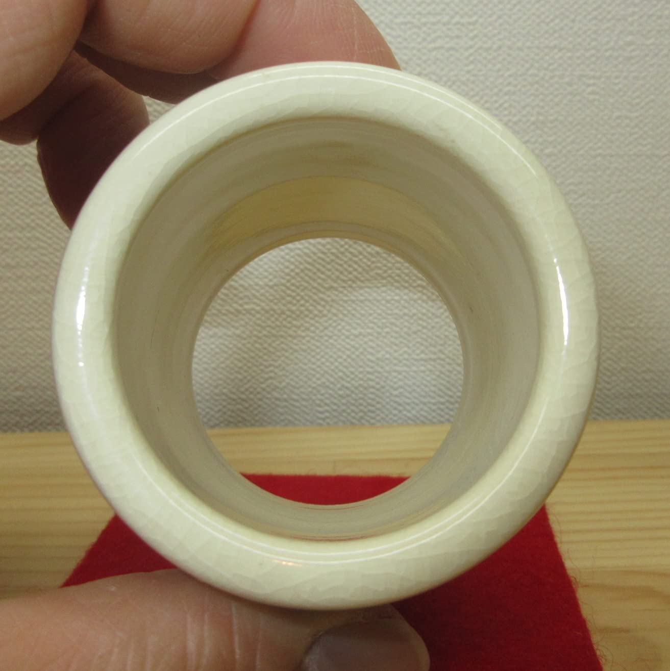 Amazon｜【逢絢亭】茶道具 蓋置 京焼 仁清 鉄仙の図 御室窯 共箱入り