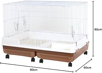 Amazon.co.jp: ミニマルランド うさぎのカンタンおそうじケージ