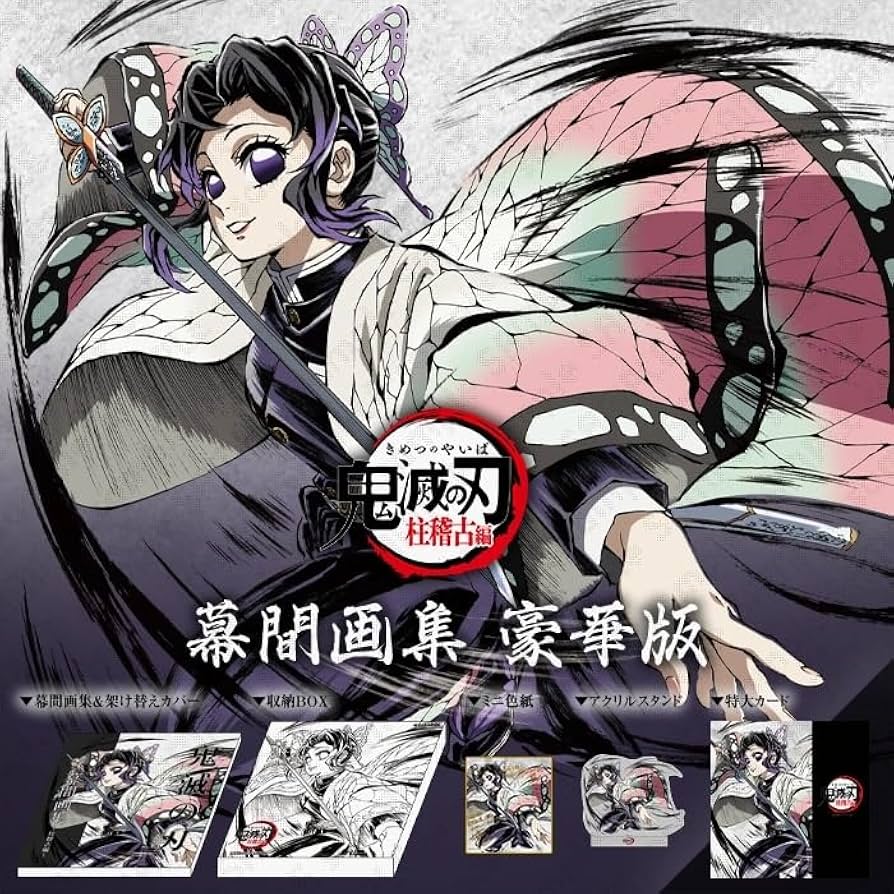 c105 ufotable 鬼滅の刃 柱稽古編 幕間画集 豪華版 伊黒小