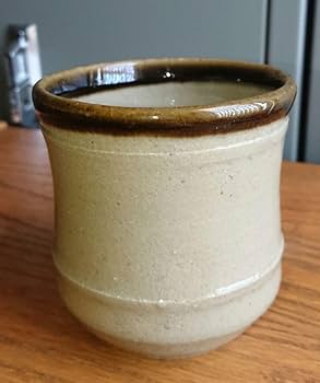 濱田庄司(浜田庄司) 朝杯(カップ&ソーサー）共箱 未使用 益子焼 人間国宝